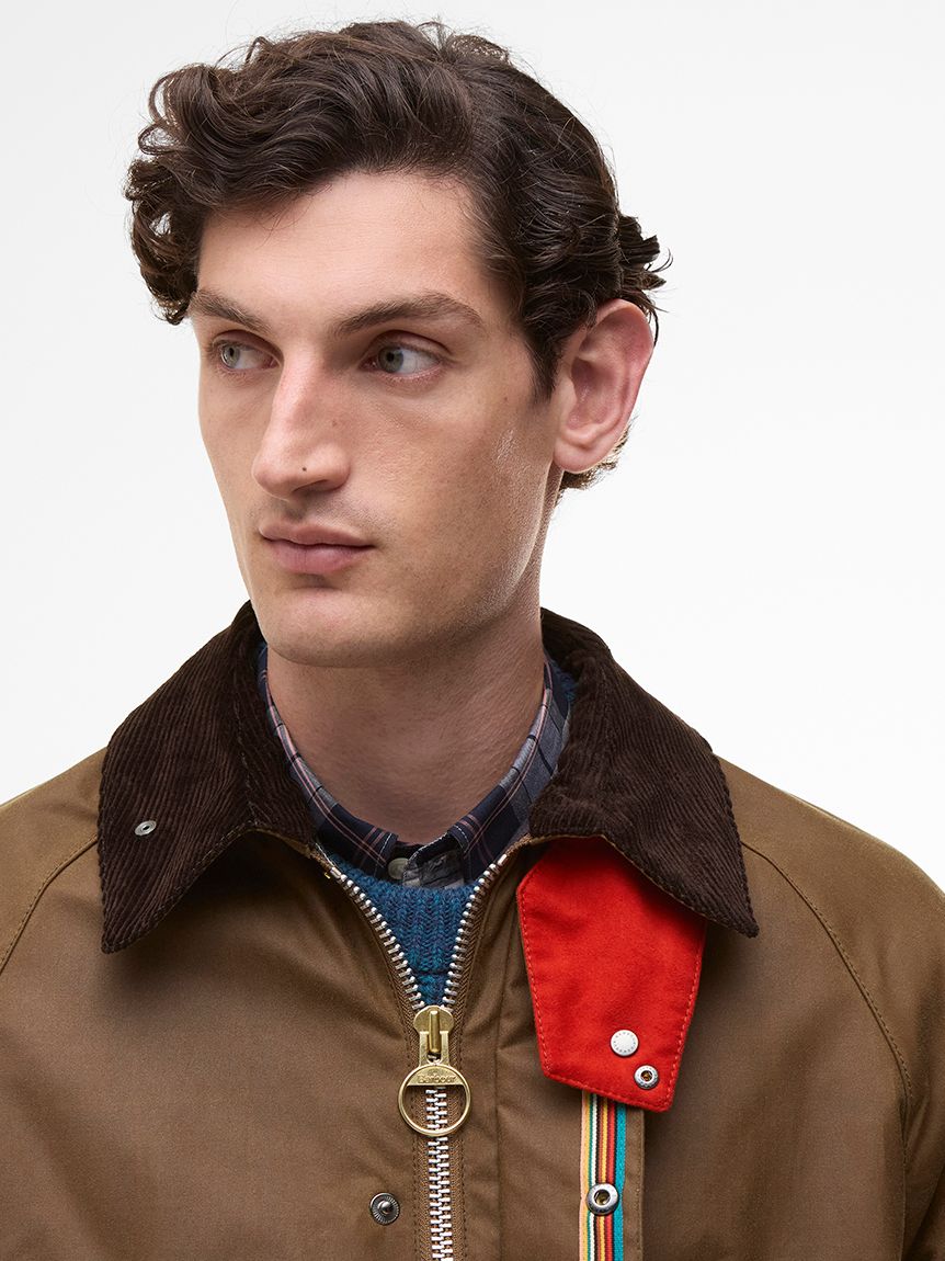 n*u様 【新品】Barbour Beadale Wax ジャケット サイズ38 Barbour ブルゾン アウター 「BEDALE / ビデイル」ワックス