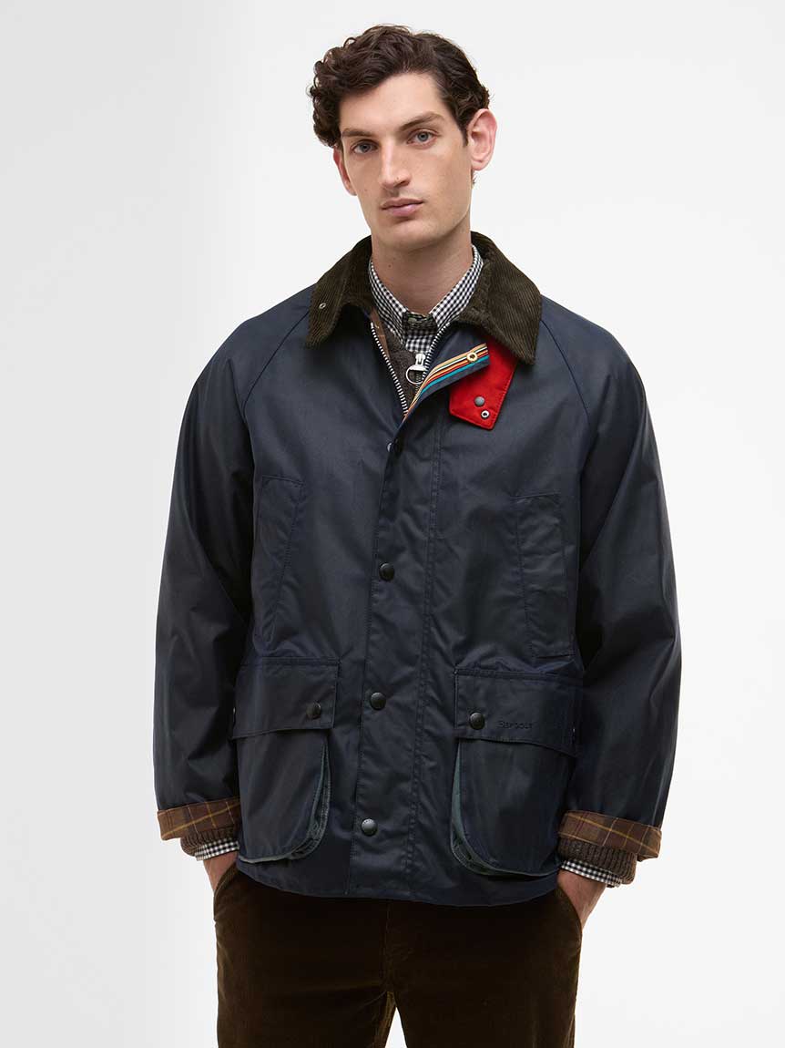 Barbour × Paul Smith》【BEDALE / ビデイル】ワックス ジャケット