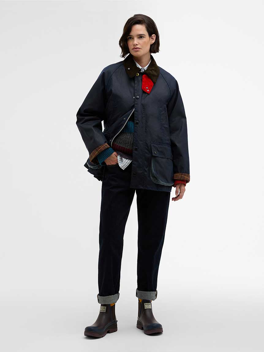 Barbour × Paul Smith》【BEDALE / ビデイル】ワックス ジャケット