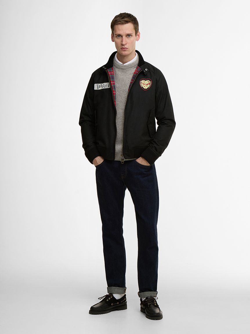 Barbour × BARACUTA》Badged Portonワックス ジャケット｜ワックス