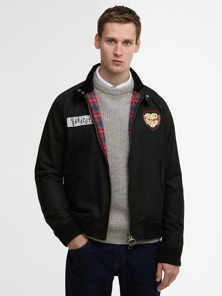 Barbour × BARACUTA》Badged Portonワックス ジャケット｜ワックス