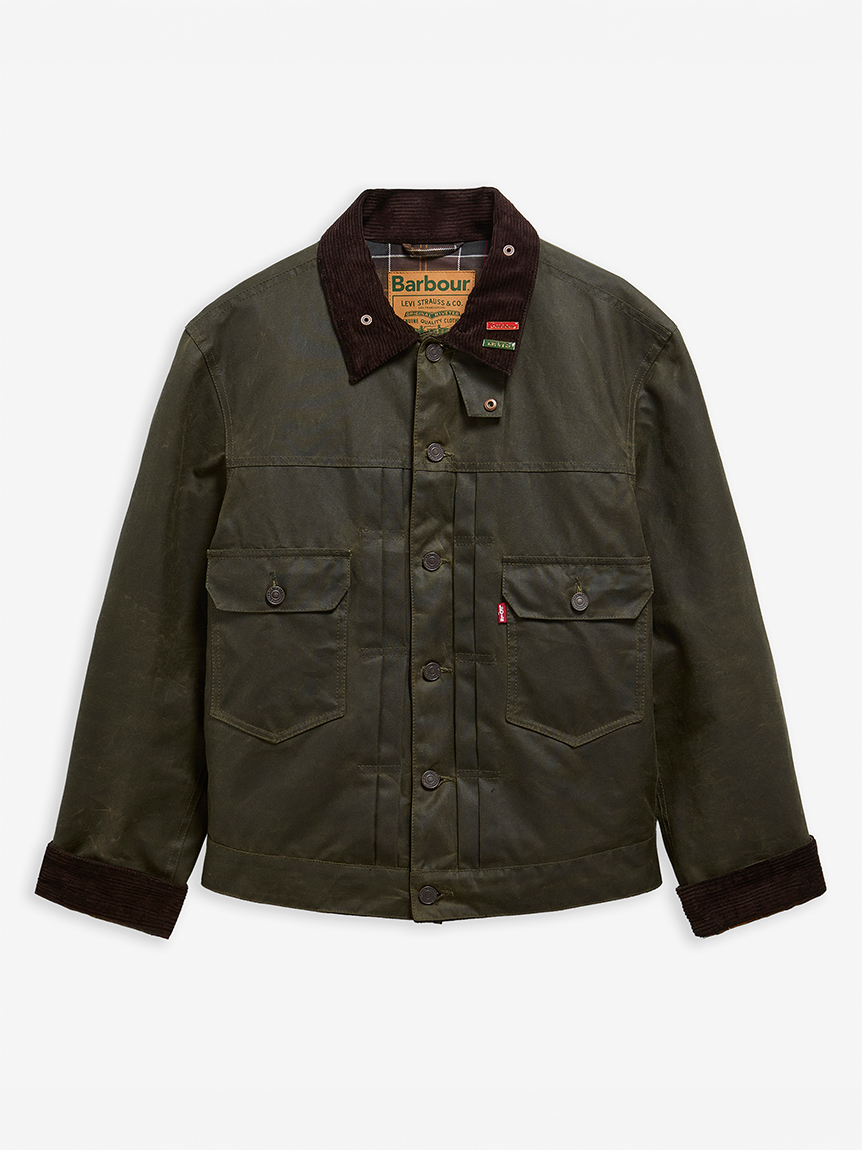 《Barbour × Levi’s》Type2 トラッカー ワックス ジャケット Barbour × Levi's》Type2 トラッカー ワックス ジャケット｜ワックス