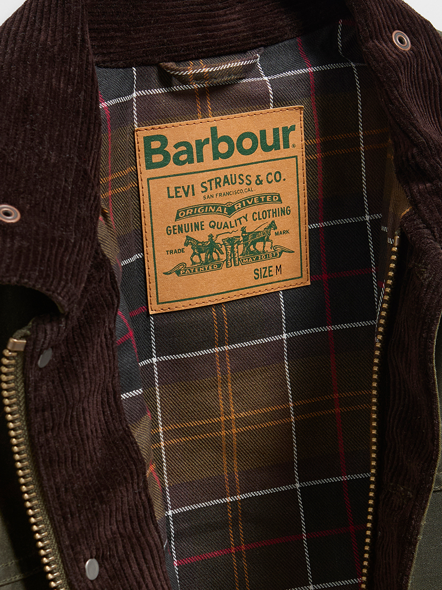 Barbour × Levi's》Type2 トラッカー ワックス ジャケット｜ワックス