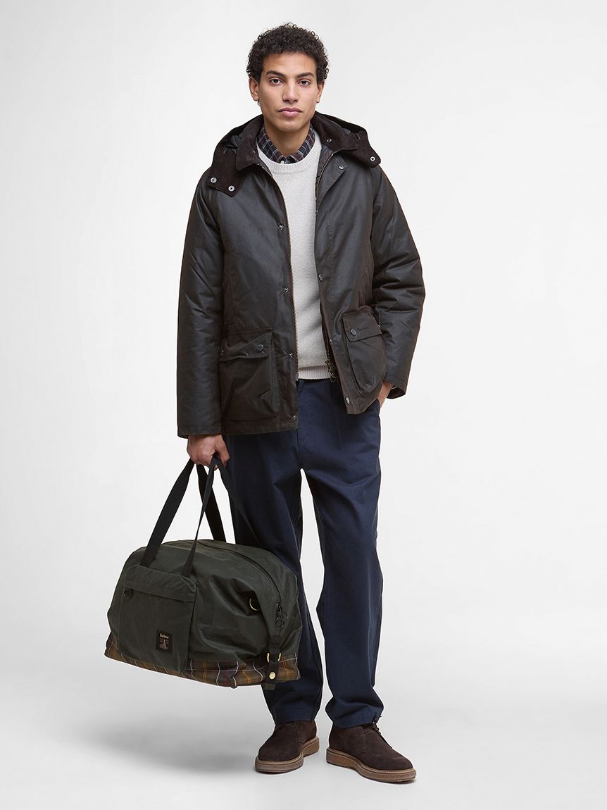 新品国内完売モデル【バブアー】オイルド・ワックスド・ボストンバッグ・ネイビー Barbour バブアー BARBOUR バッグ 2WAYボストンバッグ