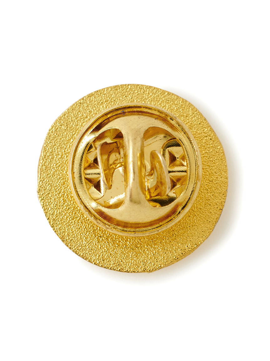 ピンバッジ】ボタン イエロー｜ピンバッジ｜アクセサリー｜バブアー