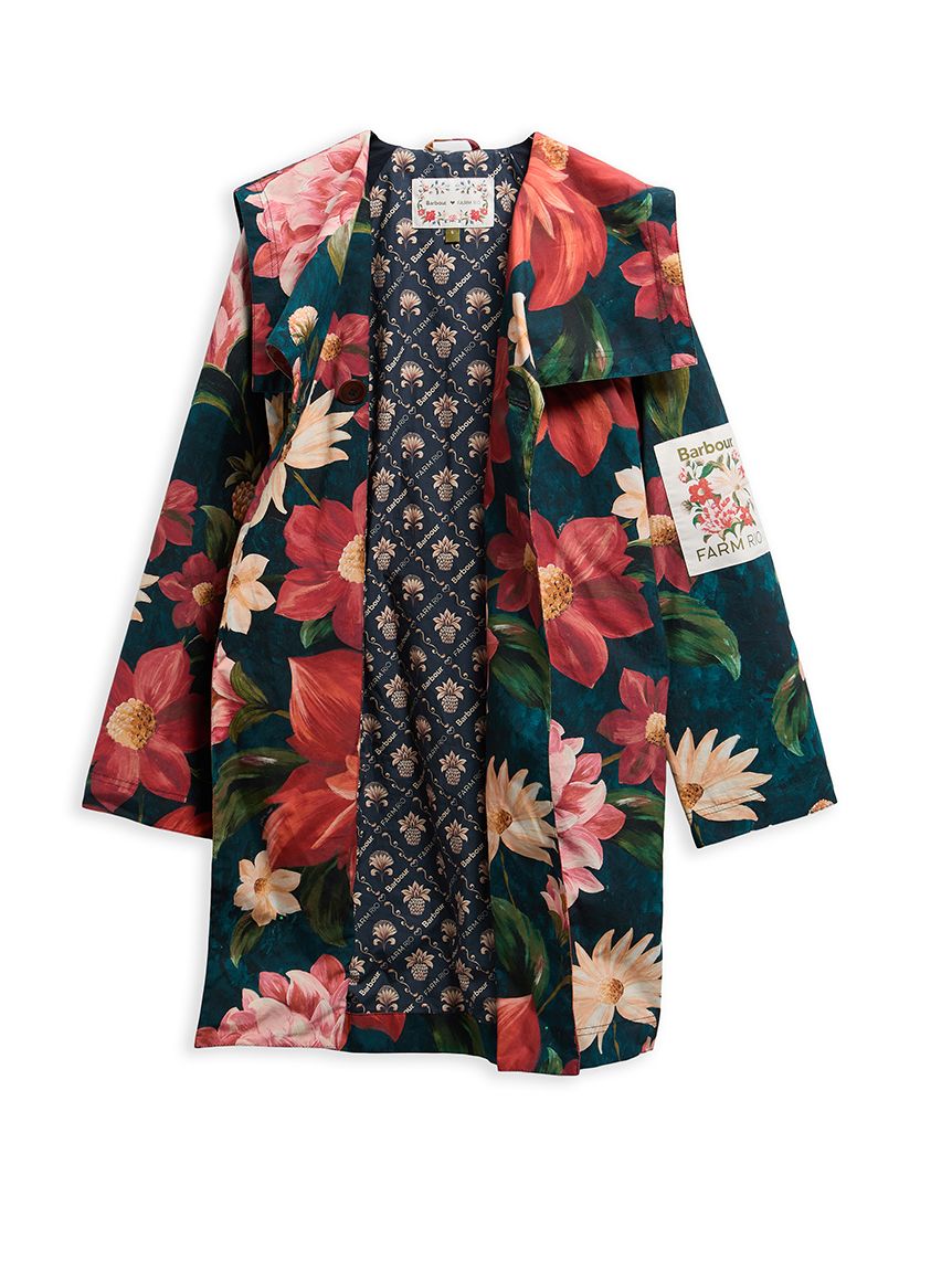Barbour × FARM Rio》ワイルドフラワー カジュアルジャケット