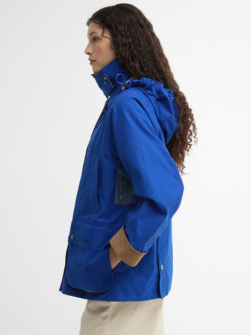 最終値下 barbourビデイル モルドバ製 SL BEDALE レディース 8 Women's Bedale Waxed Jacket(10(WOMEN) Black×Cardinal/BLK): Barbour