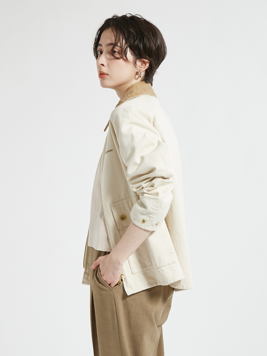 【希少/旧3ワラント】春の羽織りに Barbour クロップド丈ジャケット 希少/旧3ワラント】春の羽織りに Barbour クロップド丈ジャケット