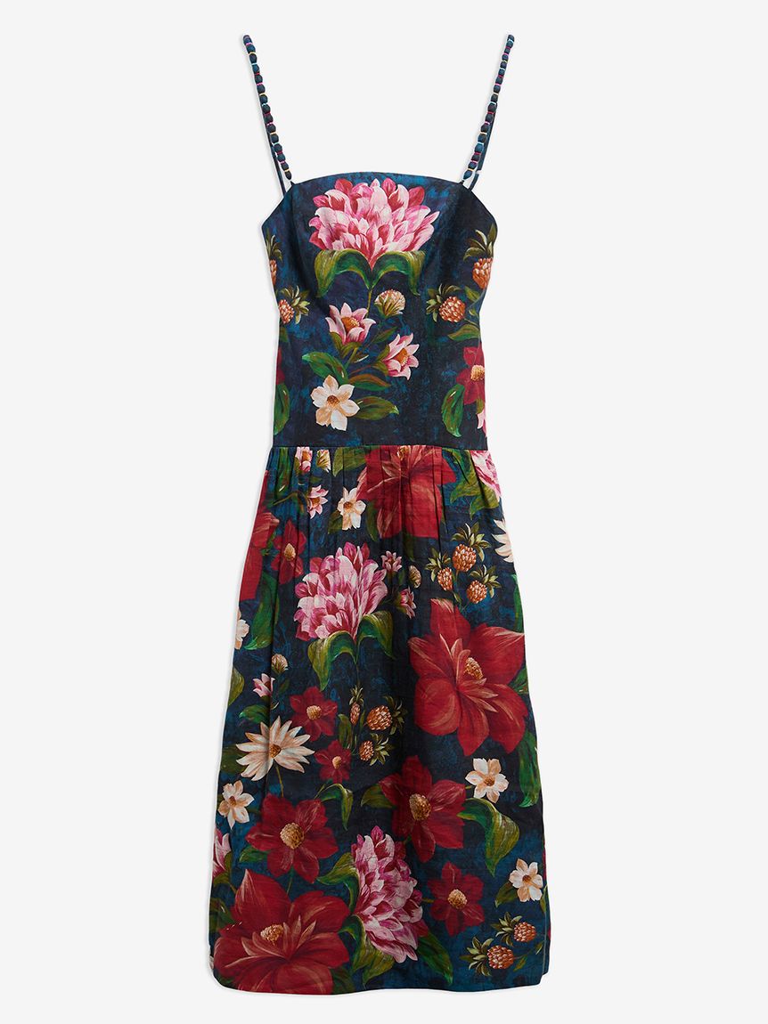 a*b様 夏リゾート、映えワンピDress Phoebe Print Red ワ a*b様 夏