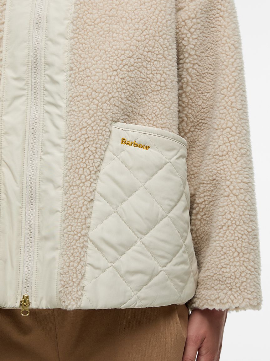レディース Barbour フリースジャケット ONE SIZE ナチュラル