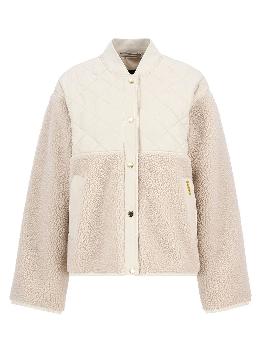 新品正規品【V12/size L】フリース　ハイブリッド　キルティングアウター Wetherby キルティング 切り替え フリースジャケット（レディース