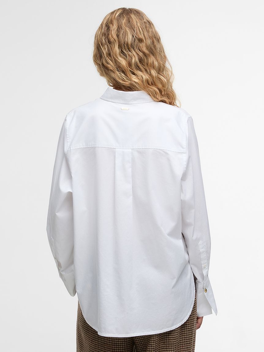 Wren ダブルポケット ロングスリーブ ボタンダウンシャツ（レディース