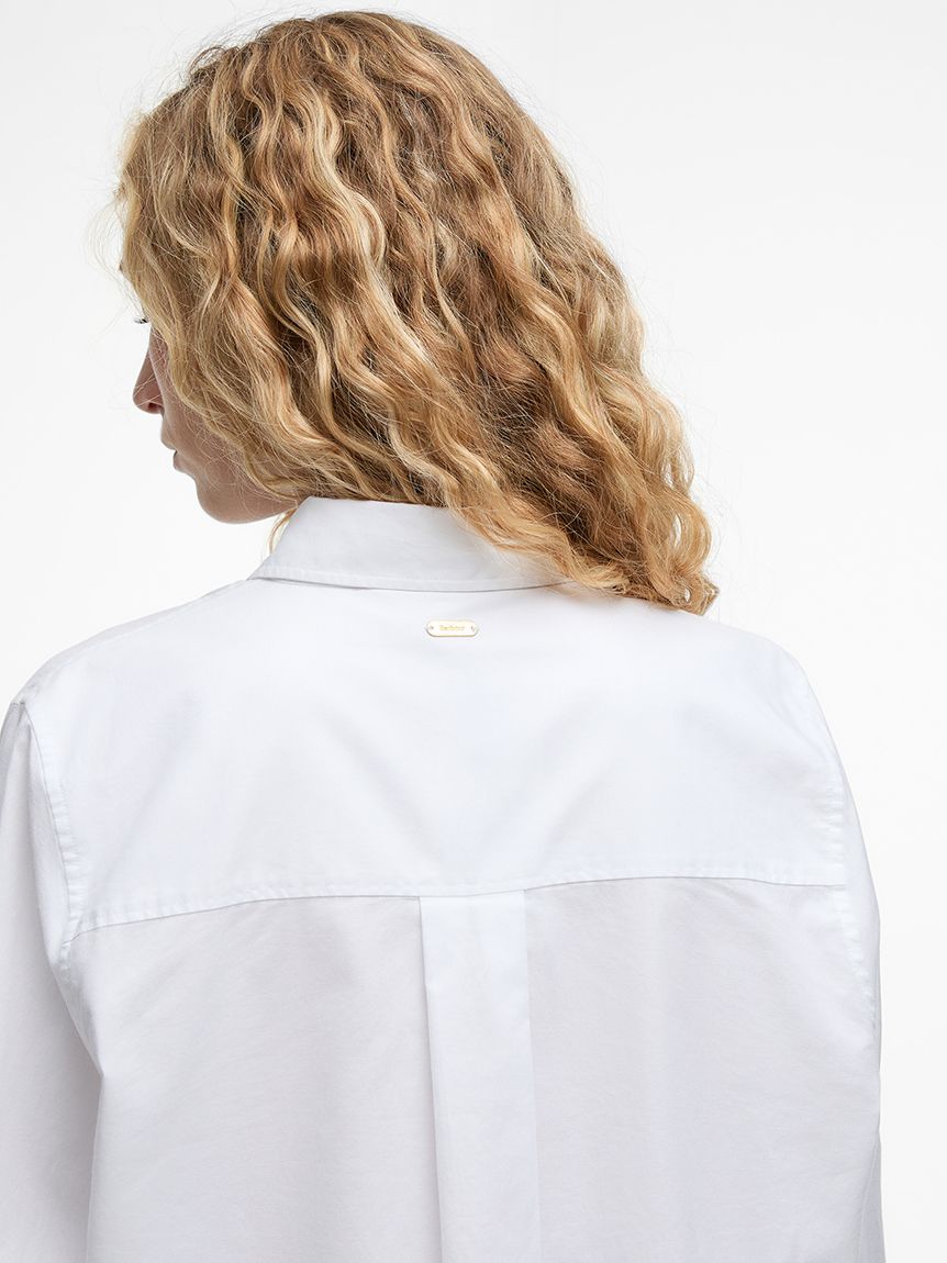 Wren ダブルポケット ロングスリーブ ボタンダウンシャツ（レディース