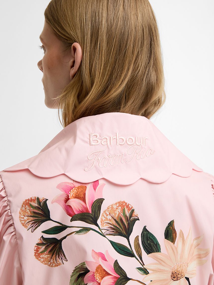 Barbour × FARM Rio》Bromeliaシャワープルーフコート（レディース