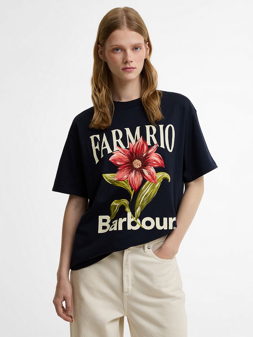 Barbour × FARM Rio》ワイルドフラワーTシャツ（レディース）｜Tシャツ