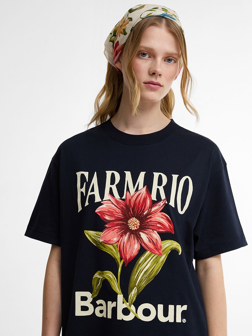Barbour × FARM Rio》ワイルドフラワーTシャツ（レディース）｜Tシャツ