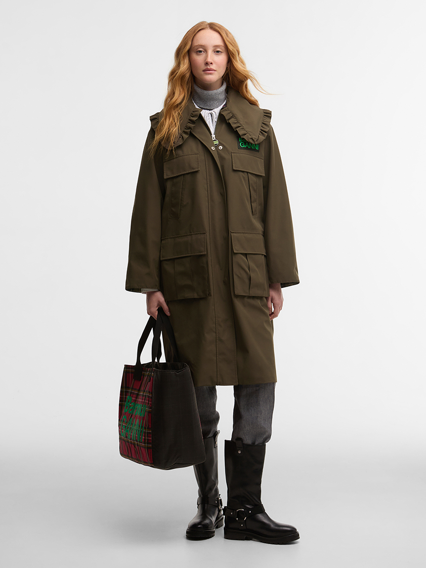 Barbour 希少グリーン　チェック　コート サイズ10 Barbour｜パデッド エクスモア コート “PADDED EXMOOR COAT