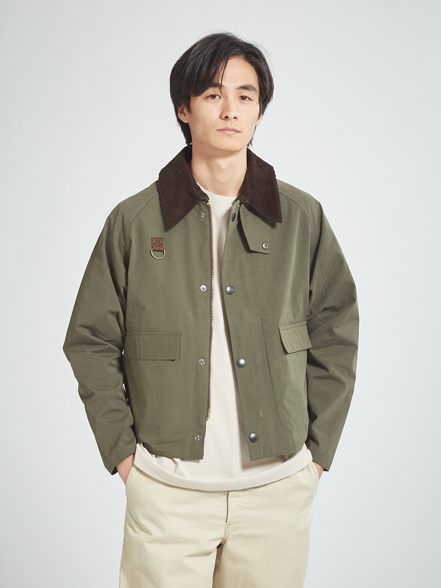 SPEY / スペイ】ピーチスキン コットン ショートレングスブルゾン