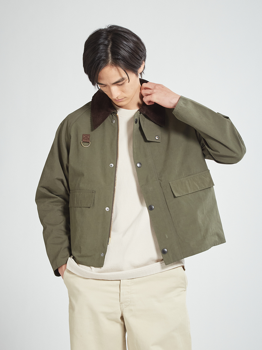 SPEY / スペイ】ピーチスキン コットン ショートレングスブルゾン