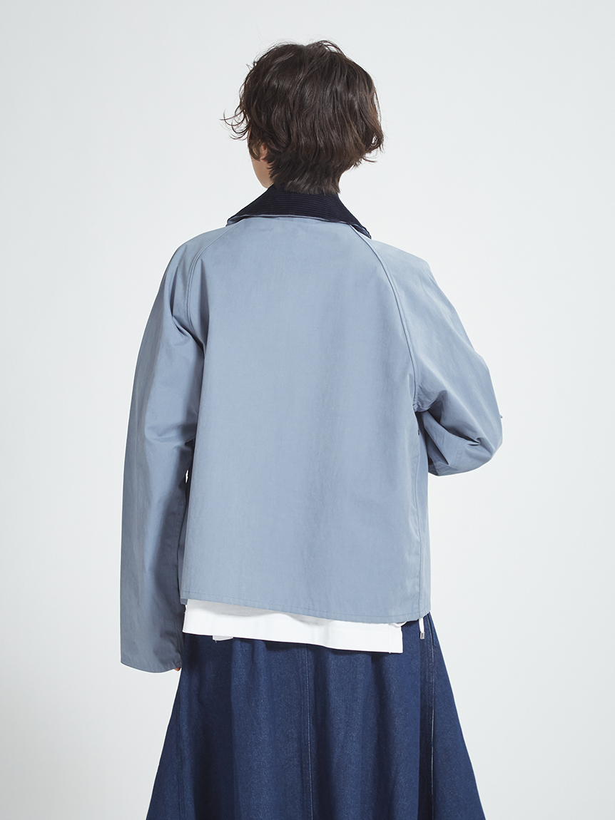 SPEY / スペイ】ピーチスキン コットン ショートレングスブルゾン