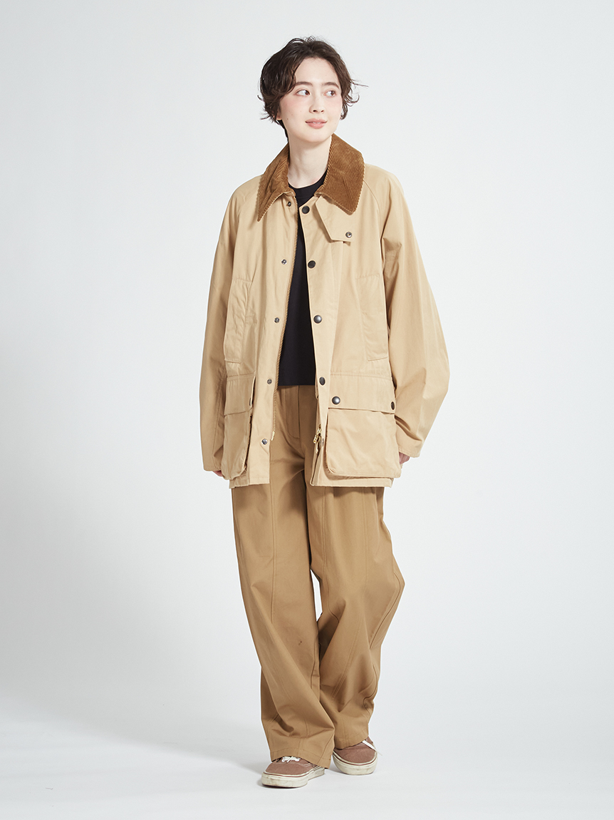 BEDALE / ビデイル】ピーチスキン コットン ブルゾン（オーバーサイズ