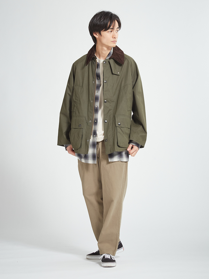 BEDALE / ビデイル】ピーチスキン コットン ブルゾン（オーバーサイズ