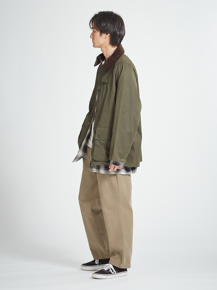 BEDALE / ビデイル】ピーチスキン コットン ブルゾン（オーバーサイズ