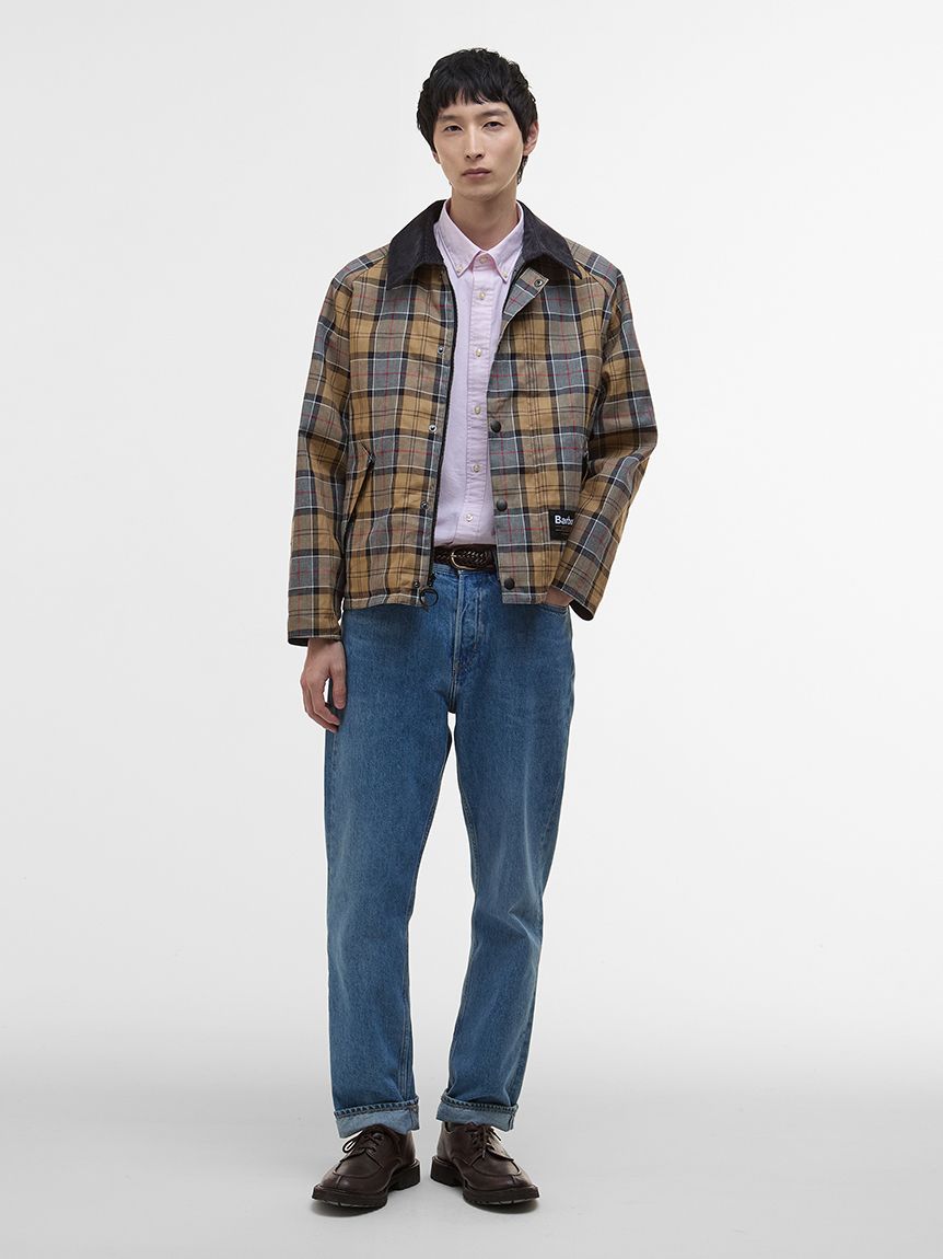 Barbour トランスポート　リバーシブルブルゾン ノンワックス　40 TRANSPORT / トランスポート】リバーシブル ショートレングスブルゾン