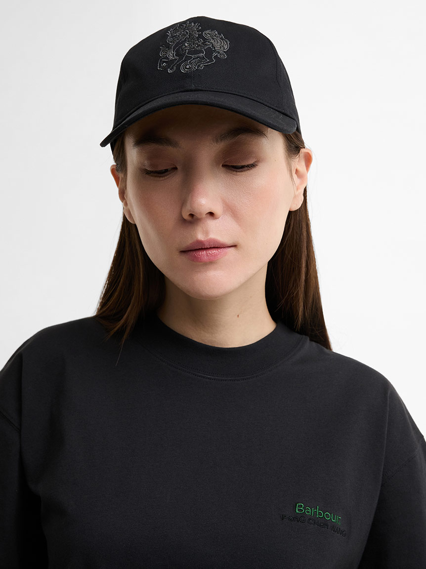 Barbour × Feng Chen Wang》コットン 刺繍 キャップ｜アクセサリー