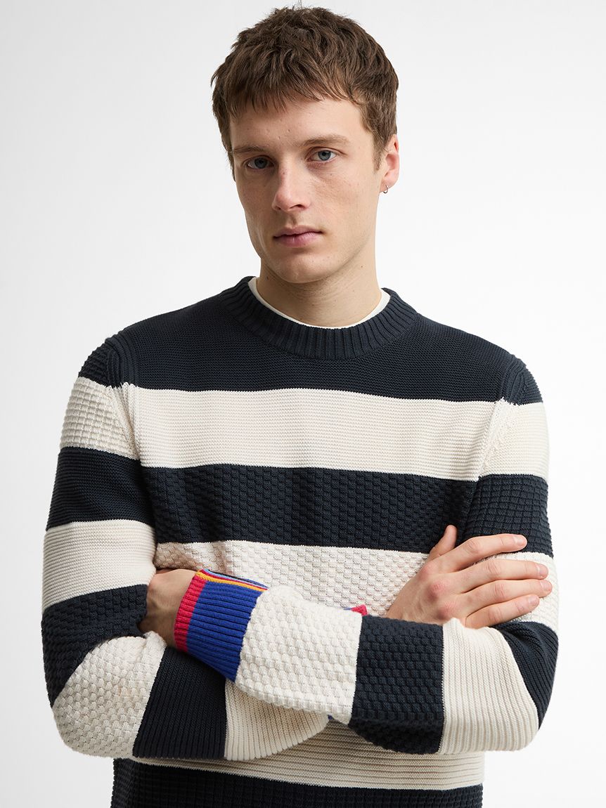 Barbour × Paul Smith》Southwoldボーダーニット｜ニット｜トップス