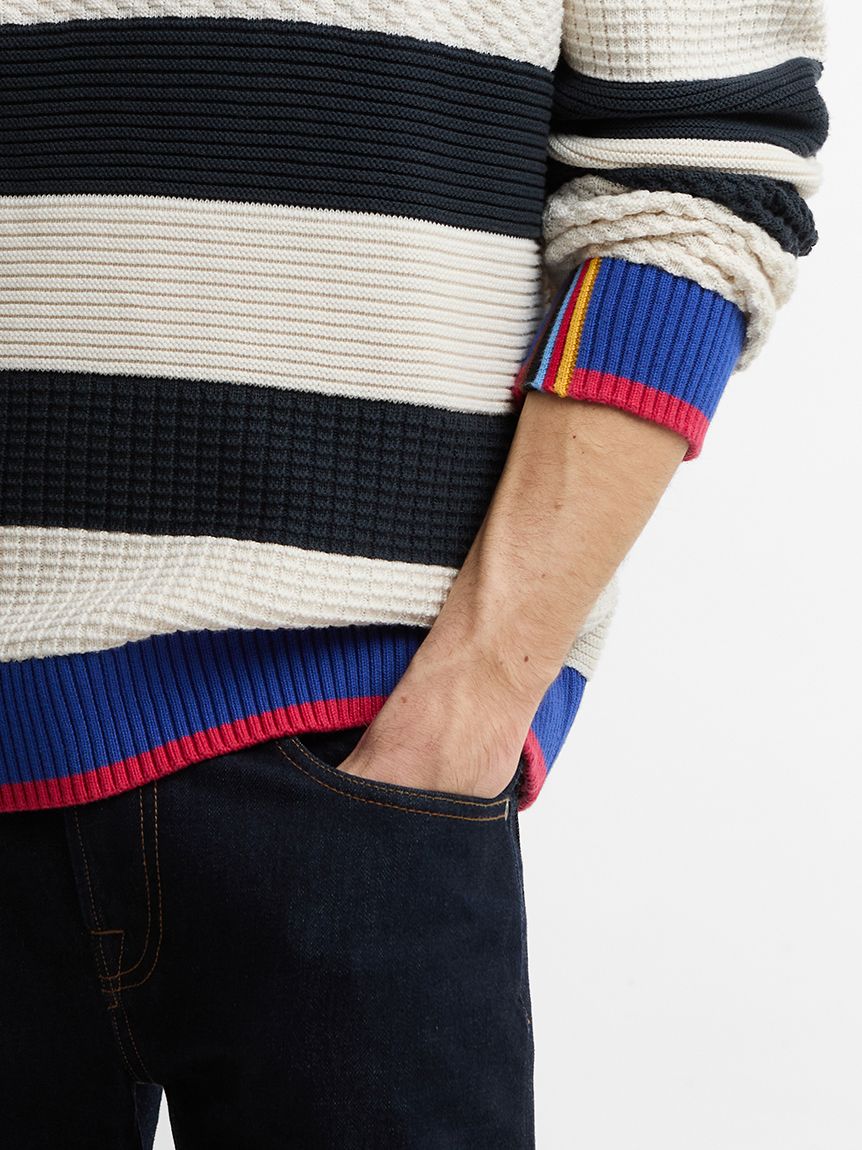 Barbour × Paul Smith》Southwoldボーダーニット｜ニット｜トップス