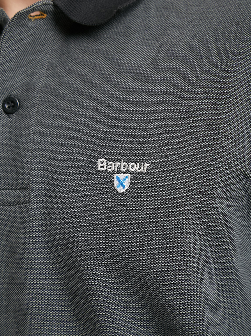 Barbour ロゴ バイカラー スポーツ ポロシャツ｜ポロシャツ｜トップス