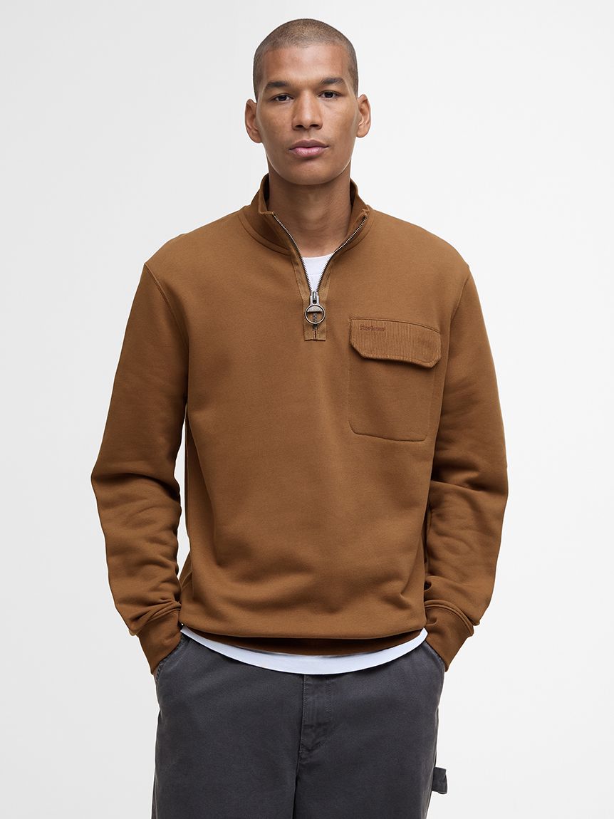 Lowgill ハイネック ハーフジップスウェット｜スウェット＆パーカー