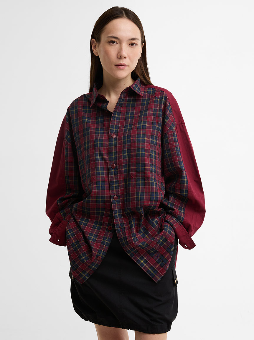 Barbour × Feng Chen Wang》Split Pocket ロングスリーブ タータン