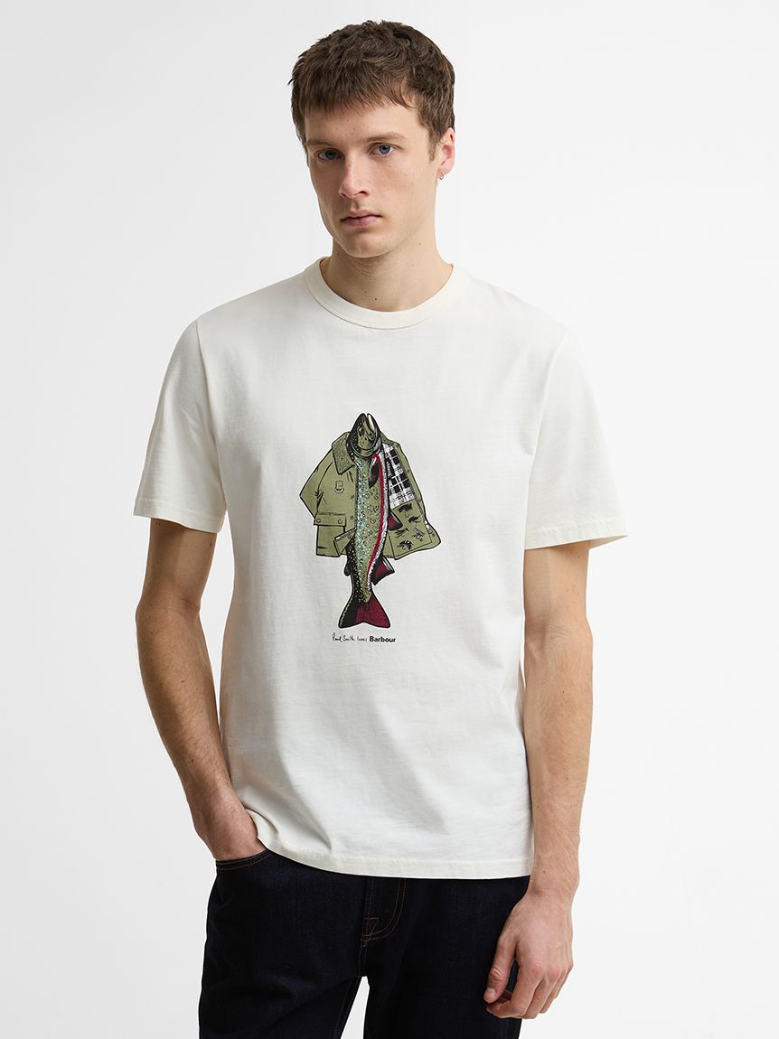 Barbour × Paul Smith》FishingTシャツ｜Tシャツ｜トップス｜バブアー