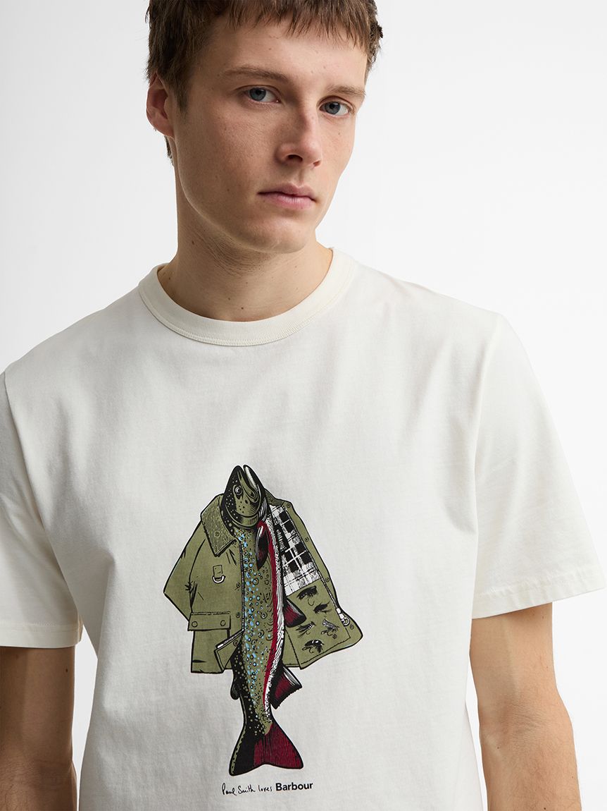 Barbour × Paul Smith》FishingTシャツ｜Tシャツ｜トップス｜バブアー