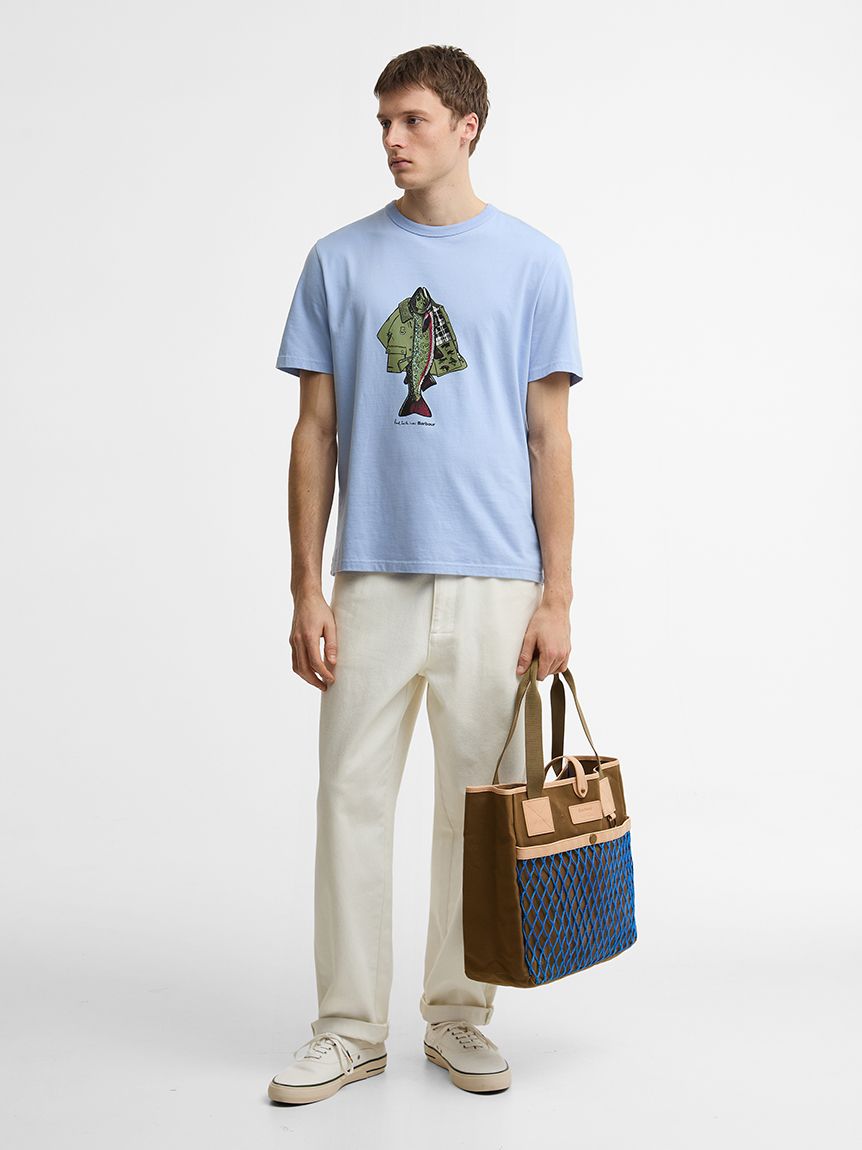Barbour × Paul Smith》FishingTシャツ｜Tシャツ｜トップス｜バブアー