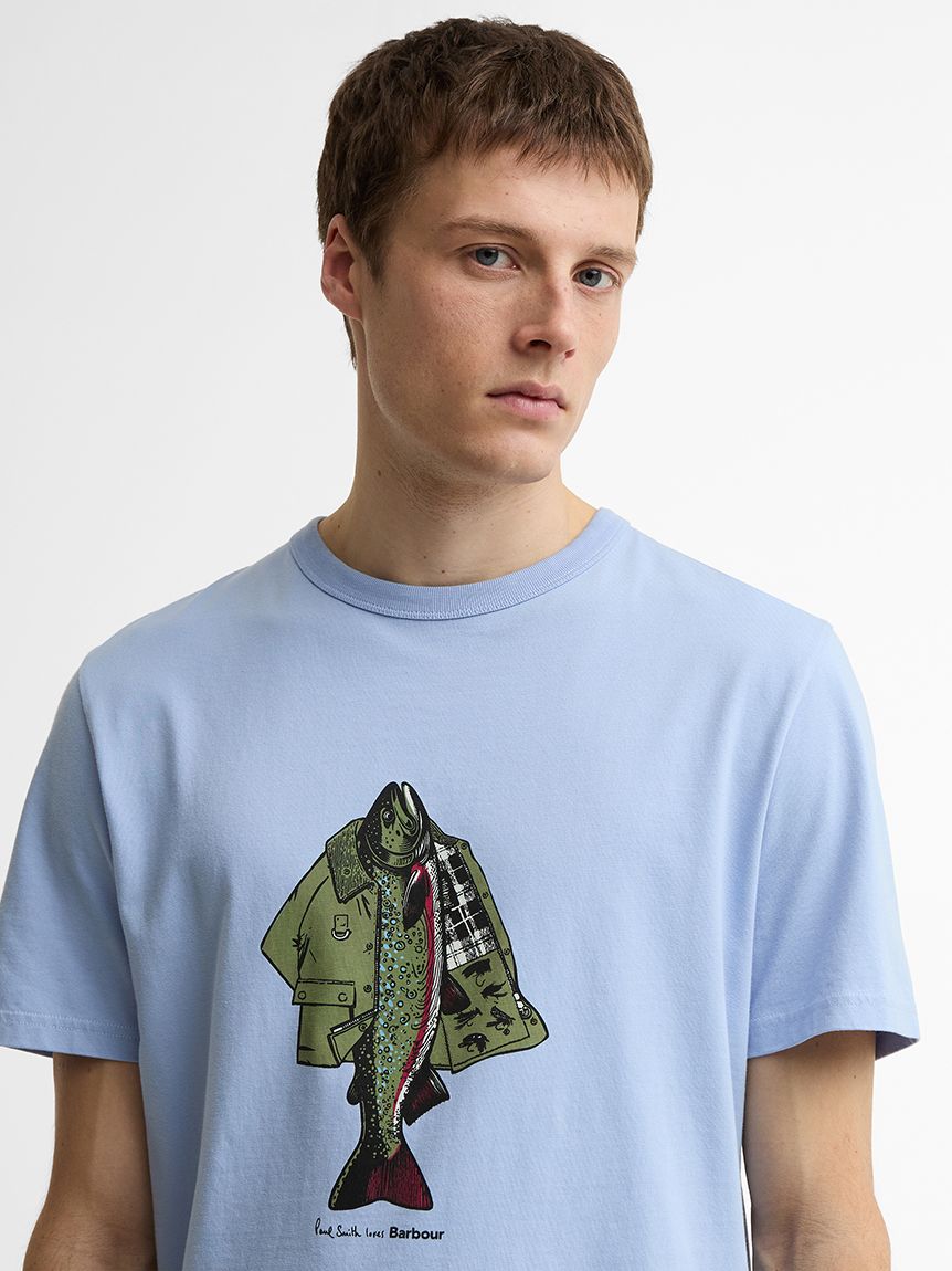 Barbour × Paul Smith》FishingTシャツ｜Tシャツ｜トップス｜バブアー