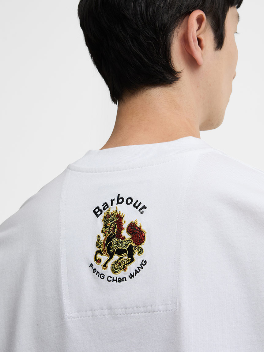 Barbour × Feng Chen Wang》刺繍Tシャツ｜トップス｜バブアー公式