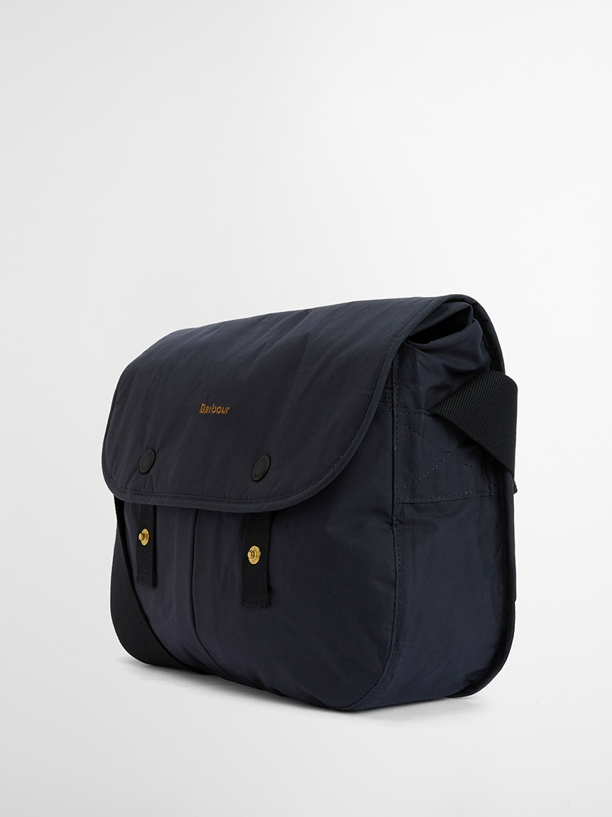 Barbour WW ブラックボディバッグ Barbour（バブアー） ショルダーバッグ 「TRANSPORT / トランスポート
