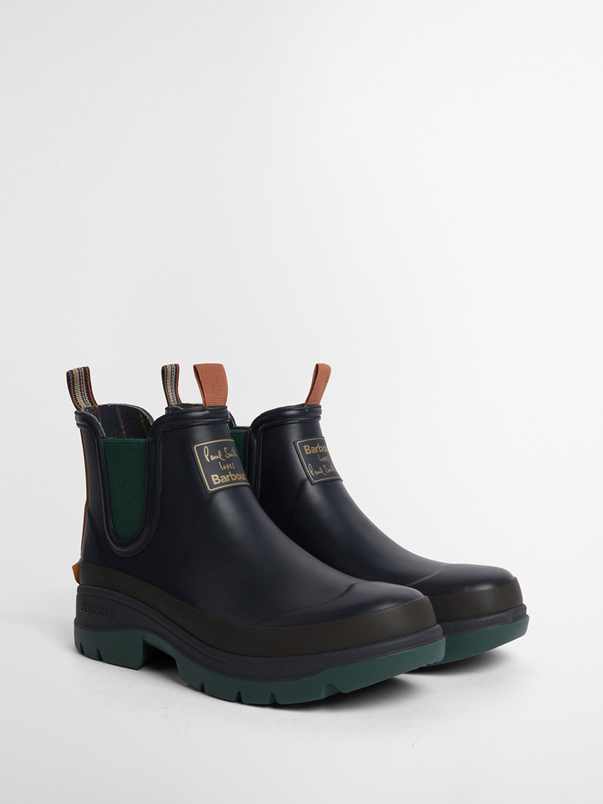 Barbour Paul Smith ポール・スミス チェルシーウェリーブーツ Barbour × Paul Smith》Chelseaレインブーツ（レディース）｜レイン