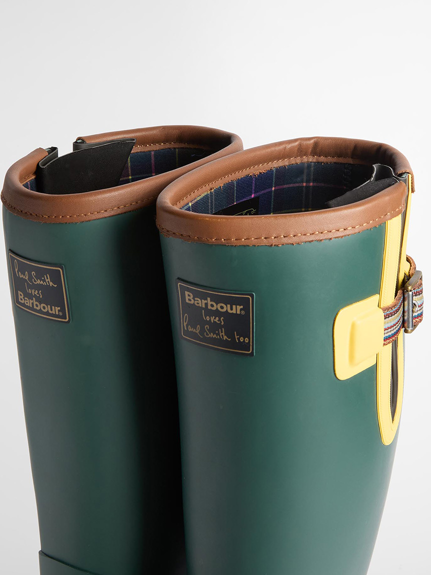 Barbour × Paul Smith》Tall Wellyレインブーツ（レディース）｜レイン