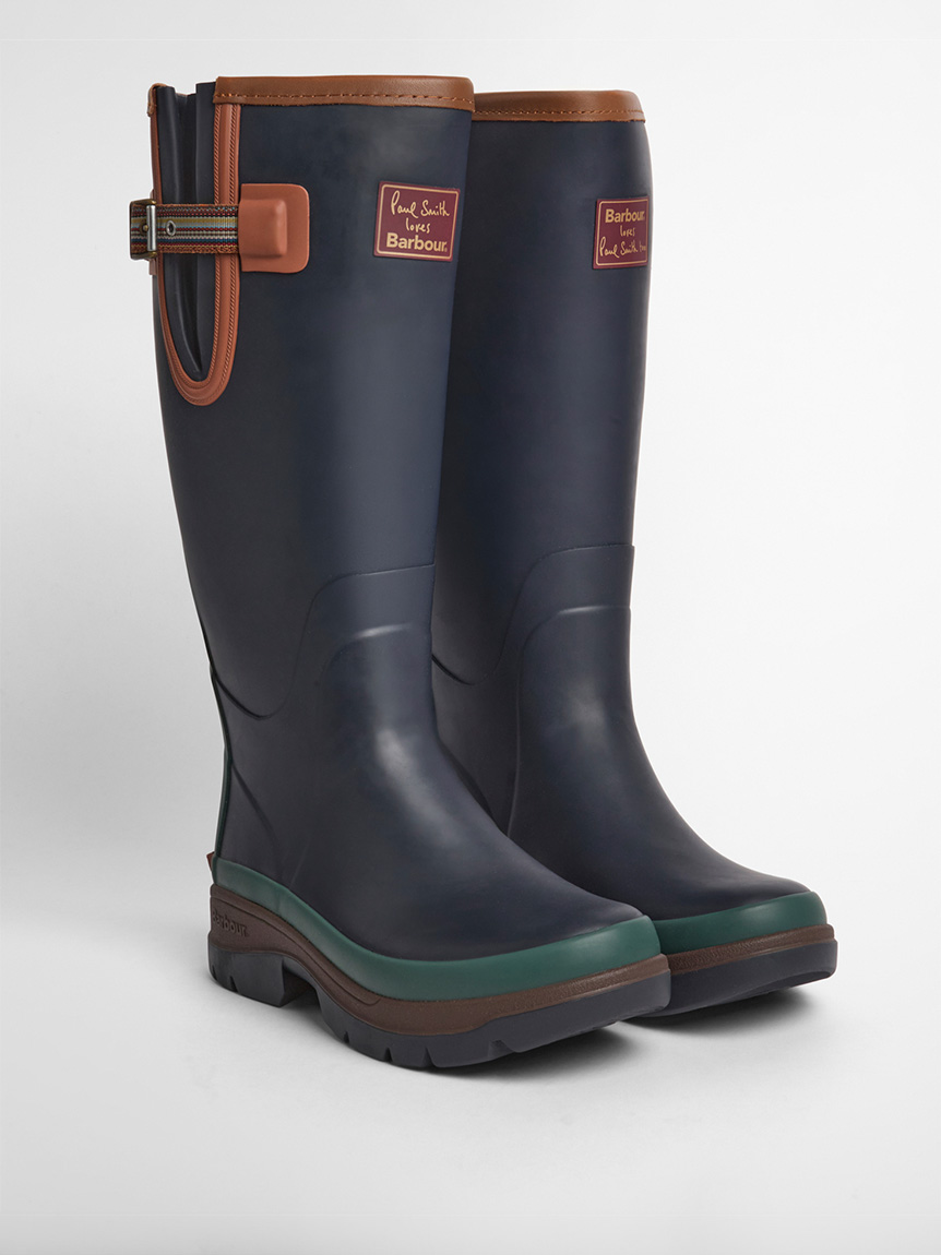 Barbour × Paul Smith》Tall Wellyレインブーツ（レディース）｜レイン