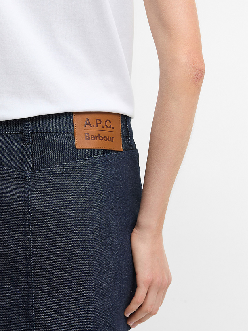 Barbour × A.P.C.》デニムミニスカート（レディース）｜スカート