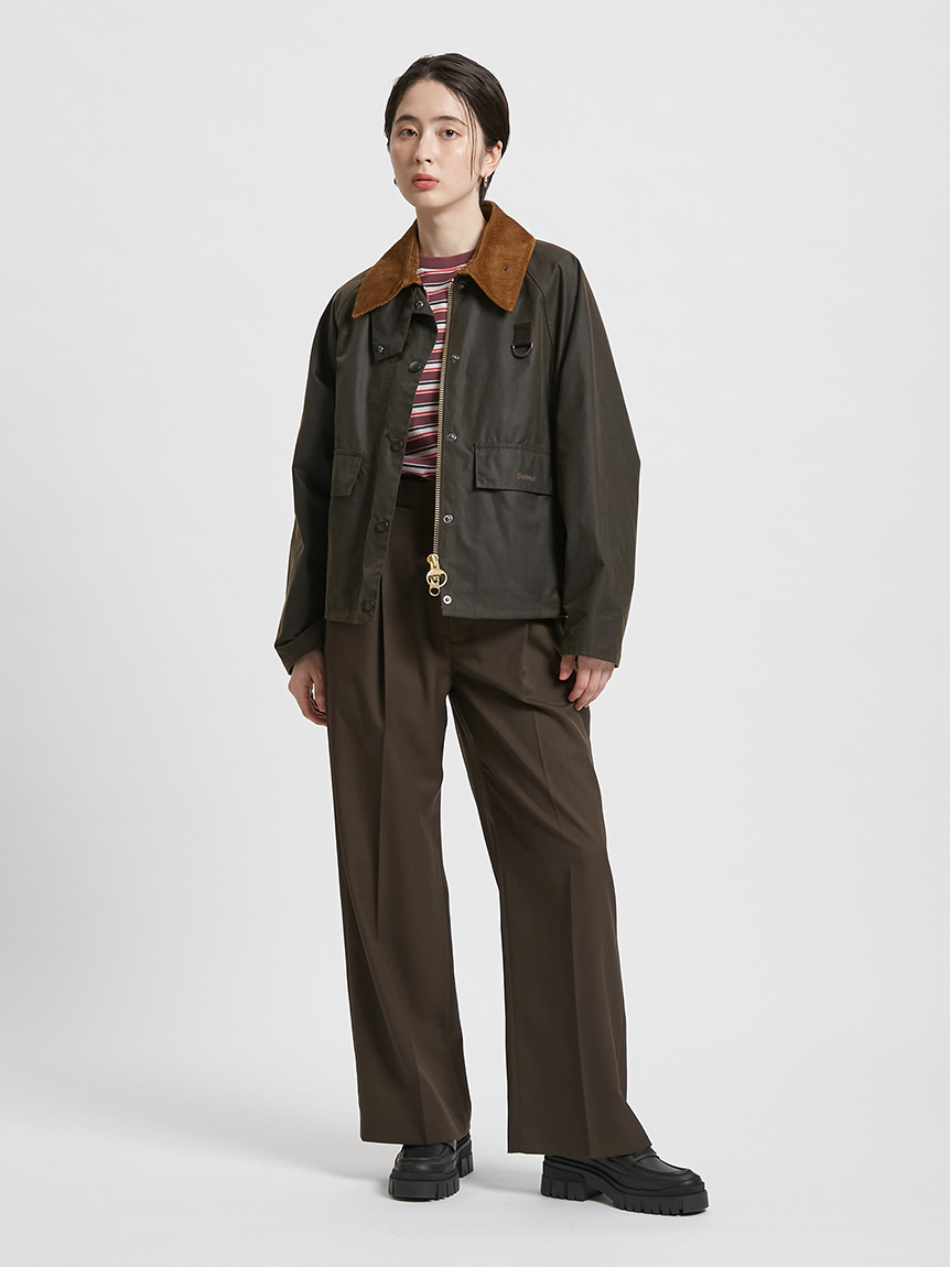 SPEY / スペイ】ワックス ショート ジャケット（レディース