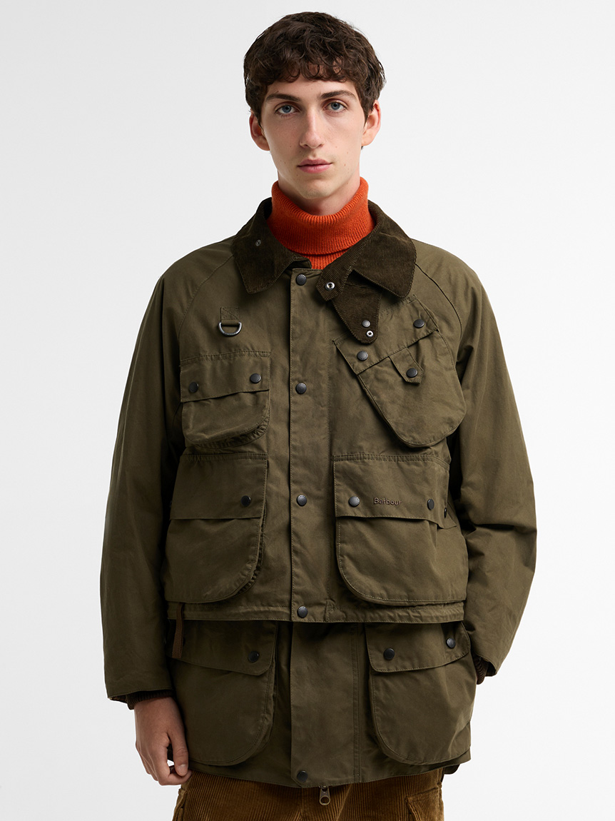 Barbour × norbit》3in1カジュアルジャケット｜ノンワックスジャケット