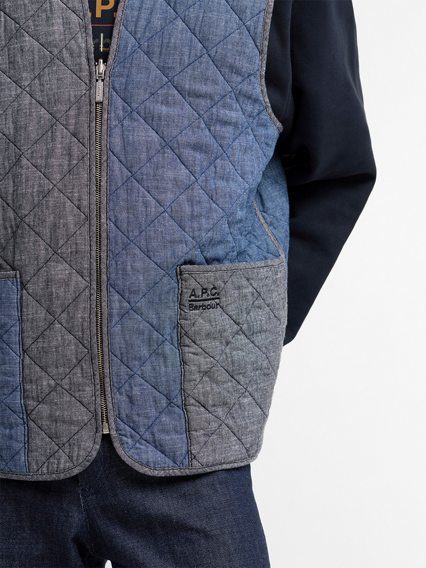 Barbour × A.P.C.》キルティングライナー｜ベスト｜ベスト＆ライナー