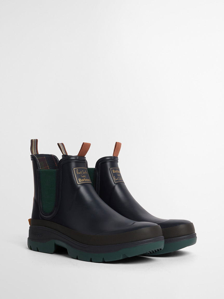 Barbour × Paul Smith》Chelseaレインブーツ｜レインブーツ＆シューズ