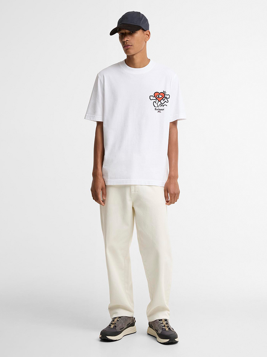 Barbour × Mul》CampingグラフィックTシャツ｜Tシャツ｜トップス