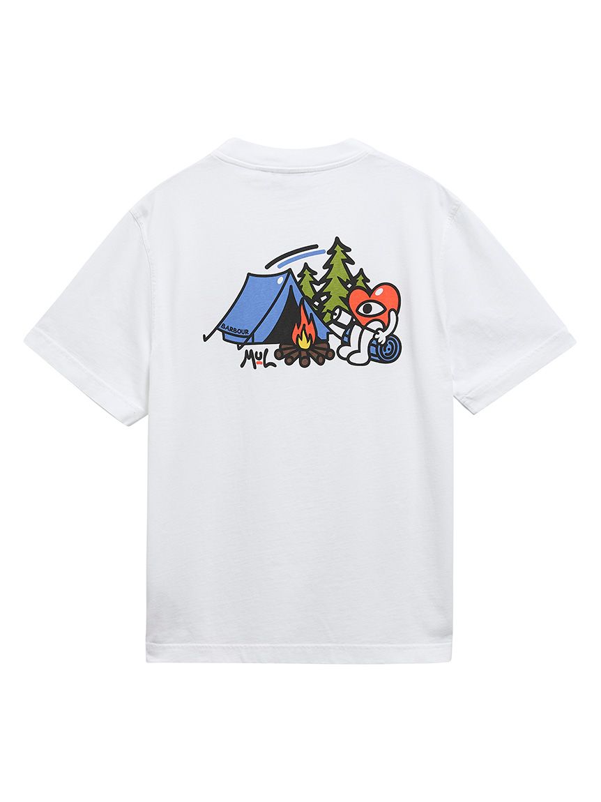 Barbour × Mul》CampingグラフィックTシャツ｜Tシャツ｜トップス